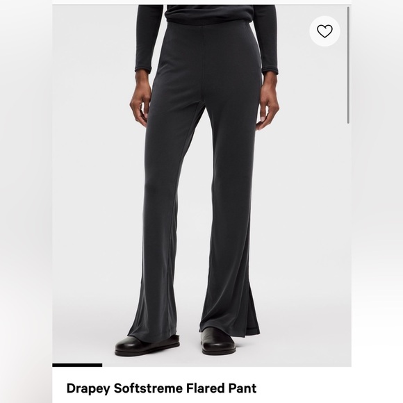 NWT!Lululemon Drapey Softstreme Flare Pants black Xs - Picture 1 of 2